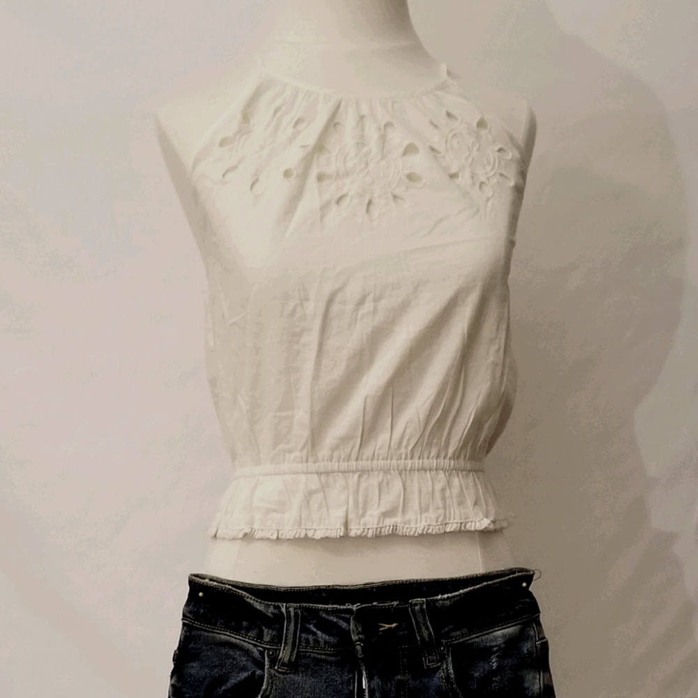 Aerie Eyelet Halter
